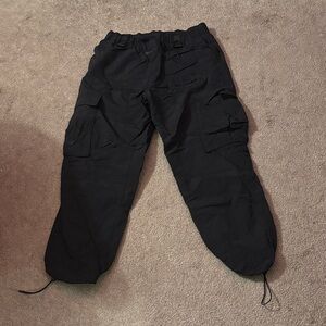 Men's Black Utility Cargo Pants